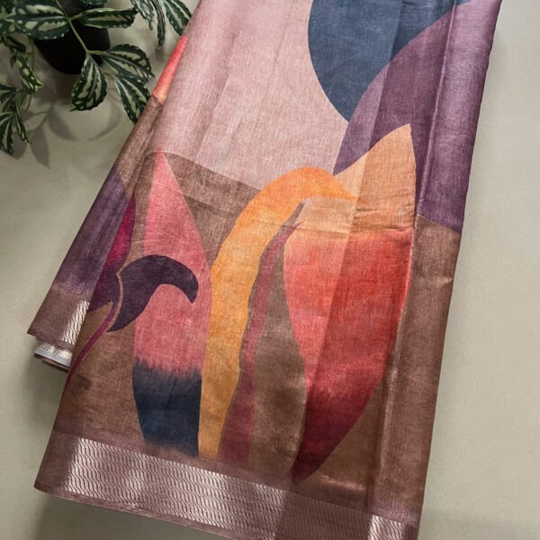 Exclusive Digital Print Semi Soft Silk Saree