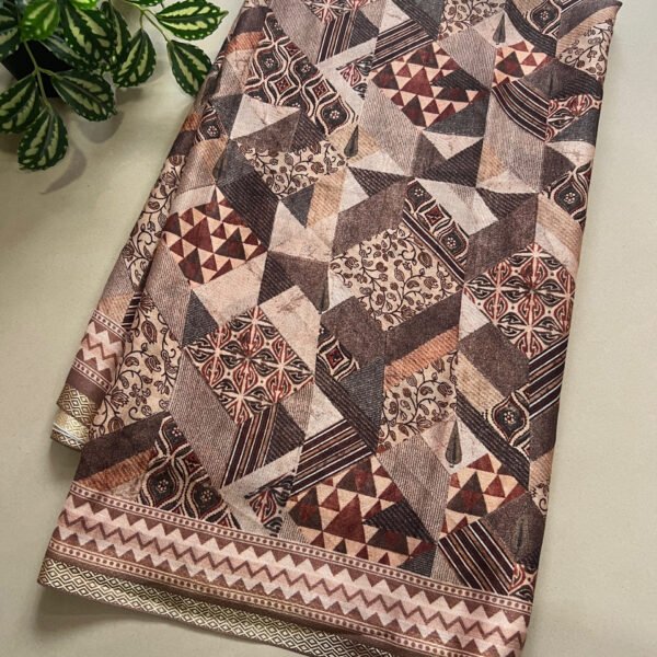 Exclusive Printed Semi Georgette Saree
