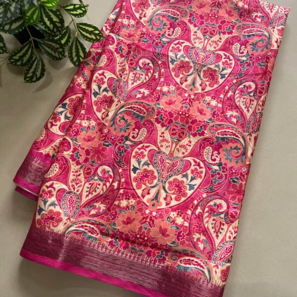Premium Soft Silk Printed Saree