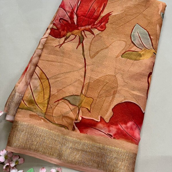 Premium Georgette Printed Saree