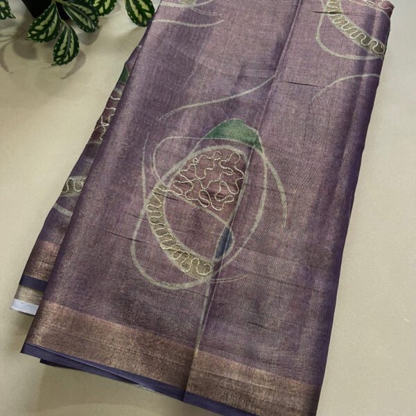 Tissue Cotton Silk Printed Saree