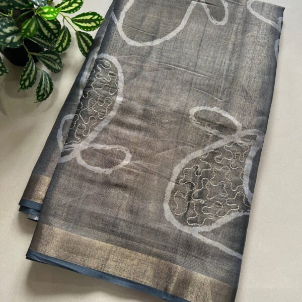 Tissue Cotton Silk Printed Saree