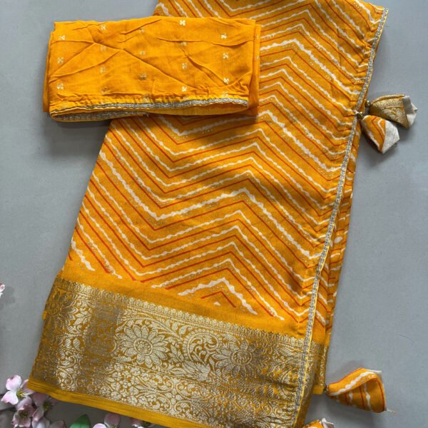 Premium Printed Georgette Saree