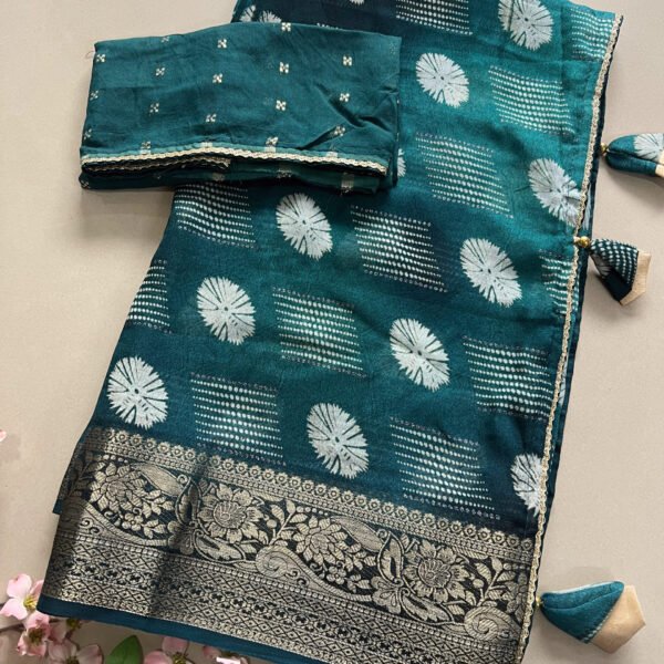 Premium Printed Georgette Saree