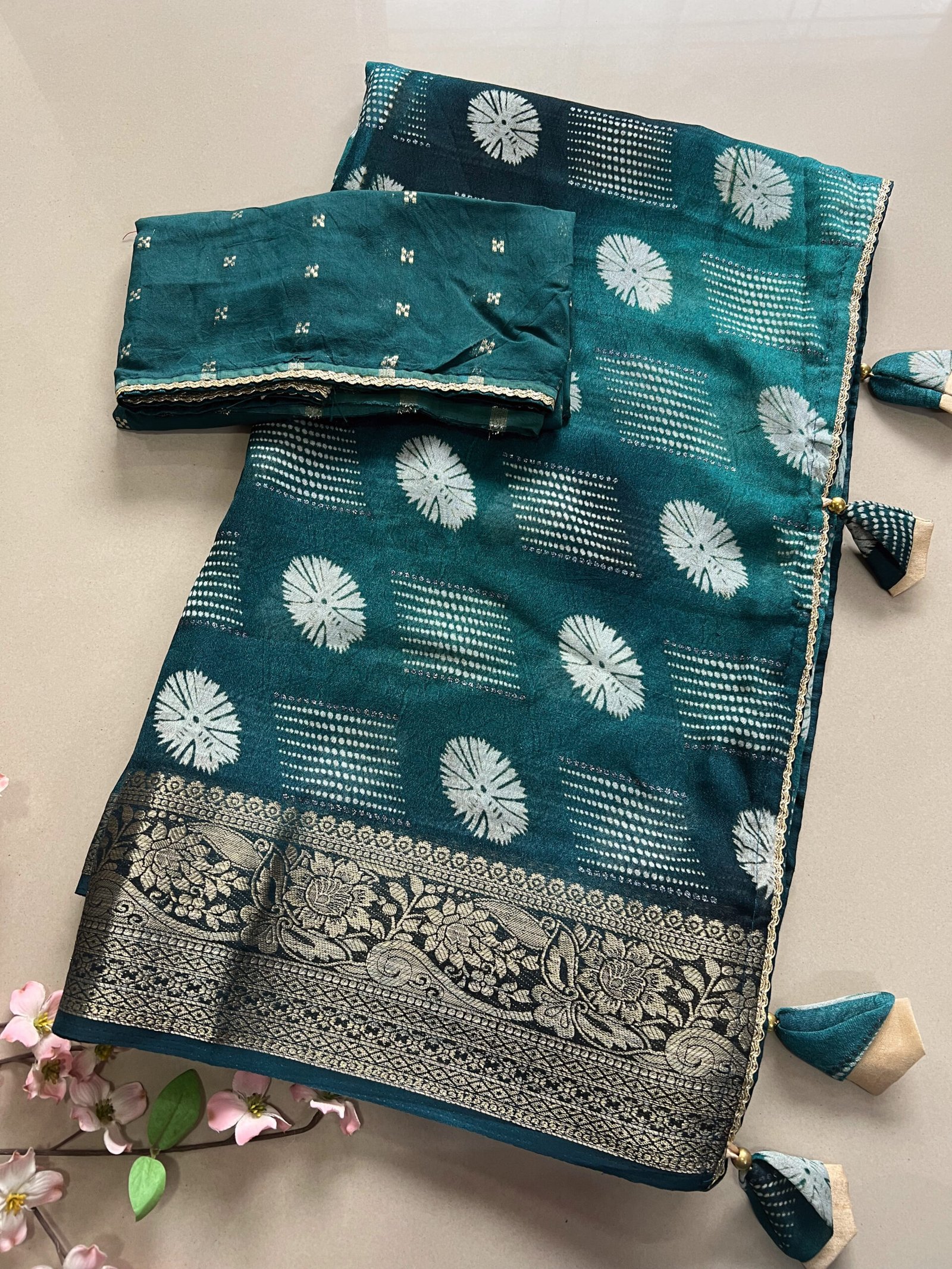 Premium Printed Georgette Saree