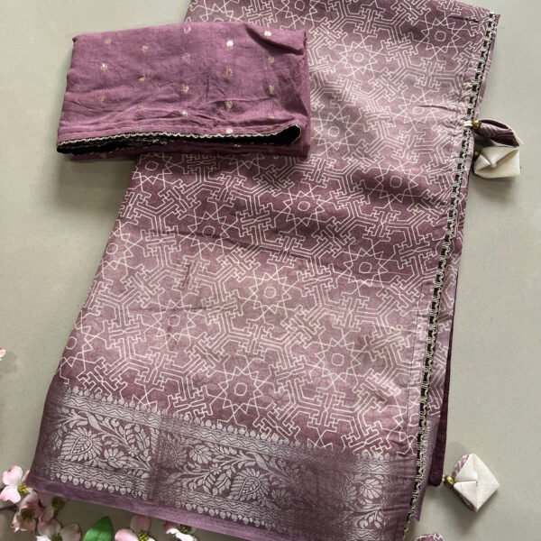 Premium Printed Georgette Saree