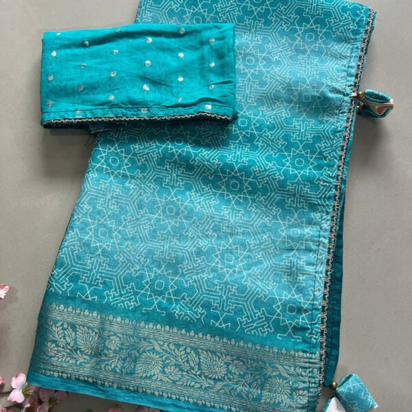 Premium Printed Georgette Saree
