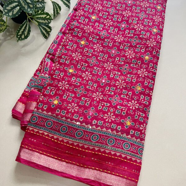 Printed Soft Cotton Saree