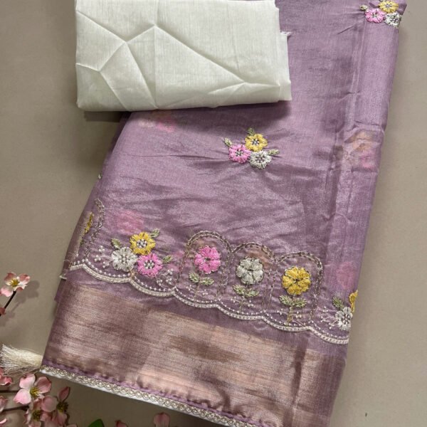 Semi Korsa Supernet Silk Saree