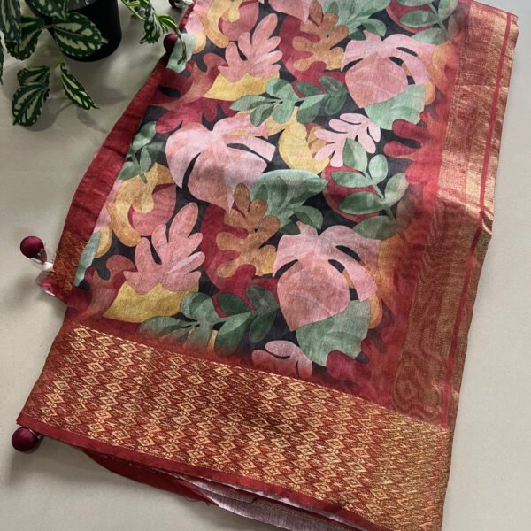 Printed Soft Cotton Saree