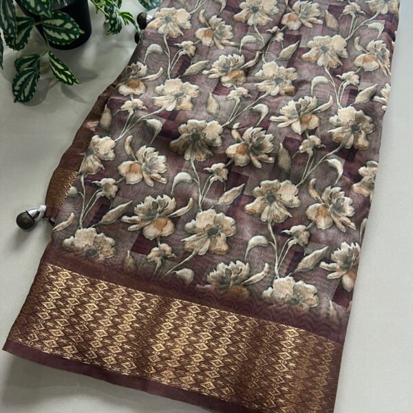 Printed Soft Cotton Saree