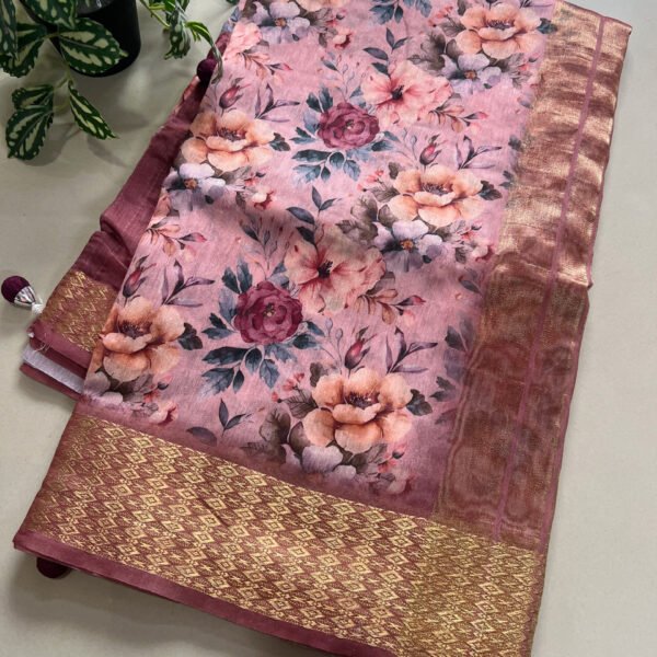 Printed Soft Cotton Saree