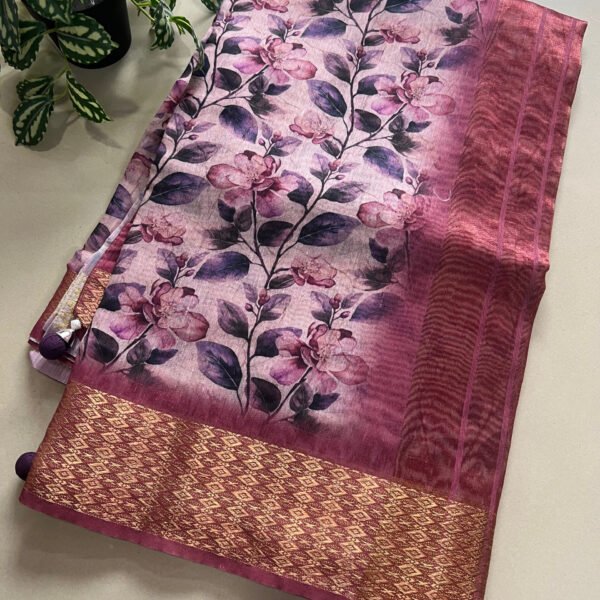Printed Soft Cotton Saree