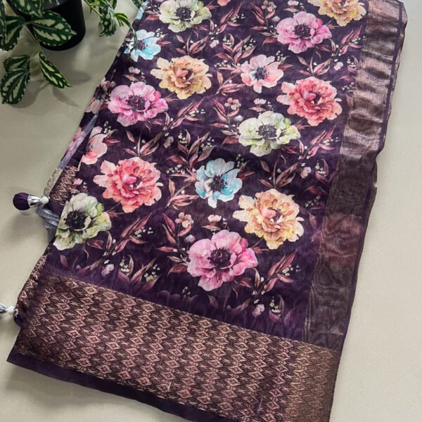 Printed Soft Cotton Saree