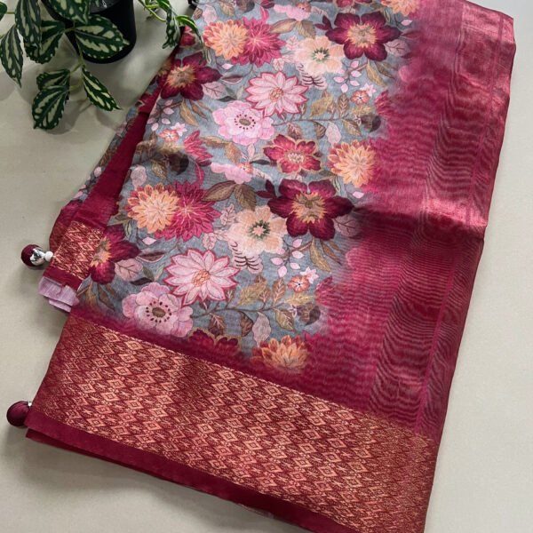Printed Soft Cotton Saree
