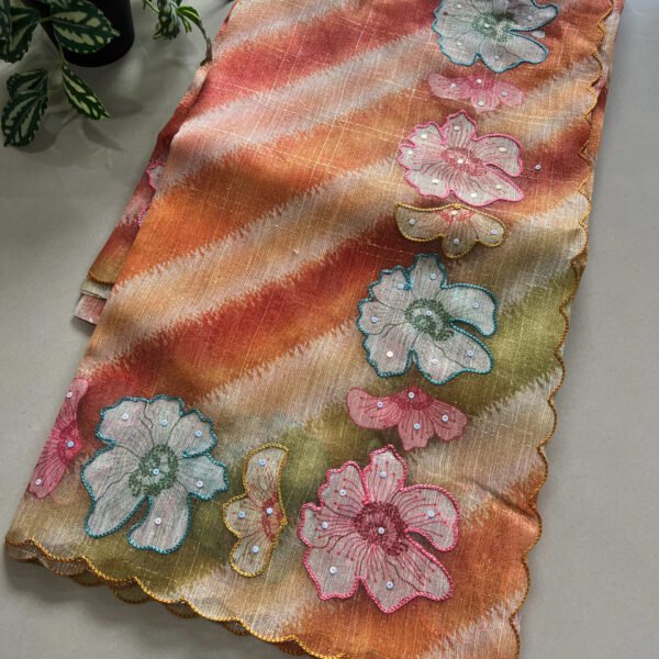 Exclusive Printed Semi Organza Sarees