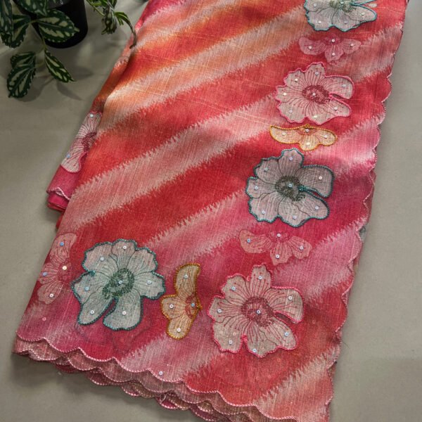 Exclusive Printed Semi Organza Sarees