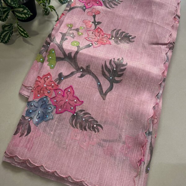 Exclusive Printed Semi Organza Sarees