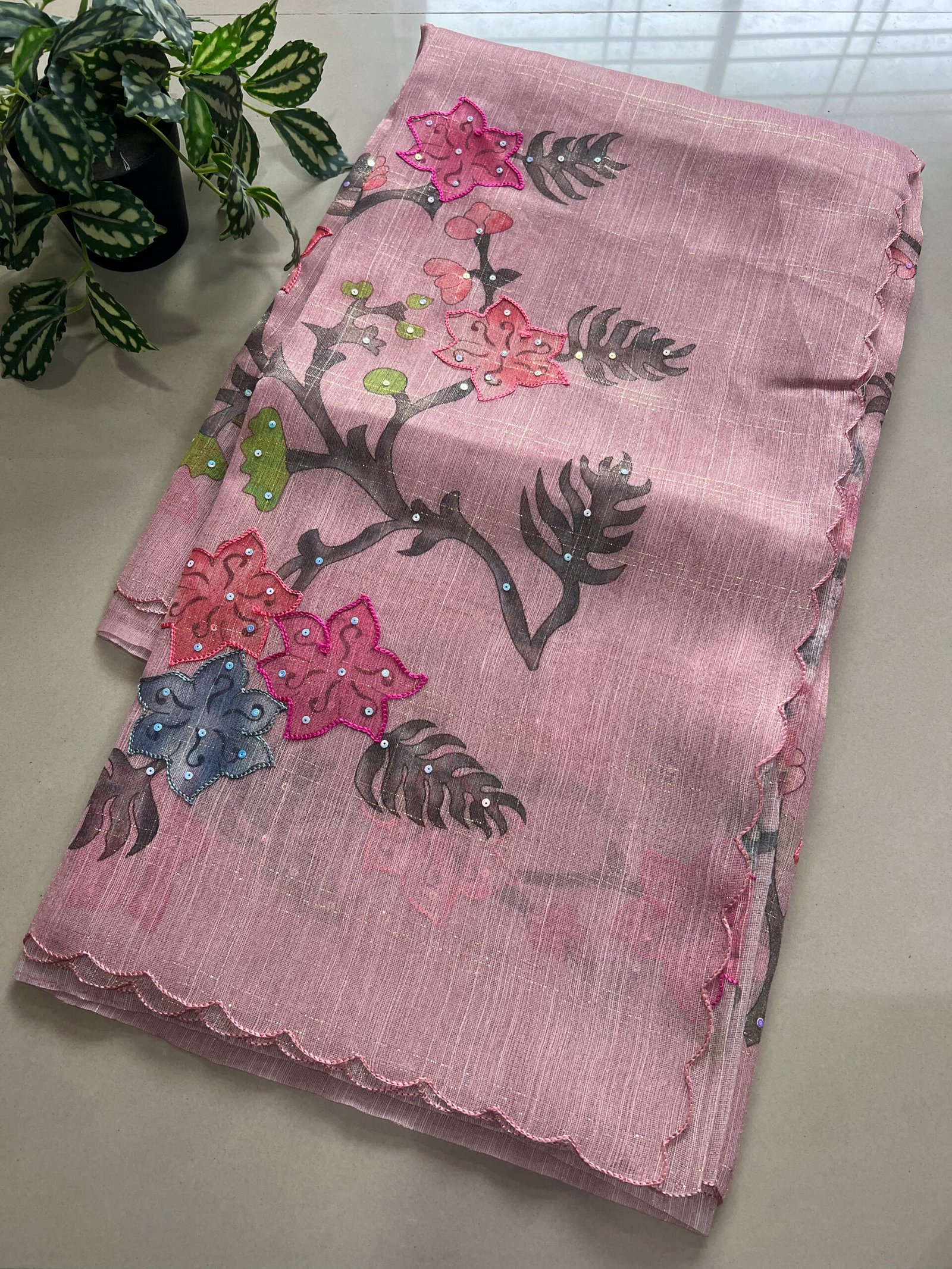 Exclusive Printed Semi Organza Sarees
