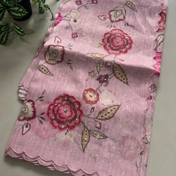 Exclusive Printed Semi Organza Sarees