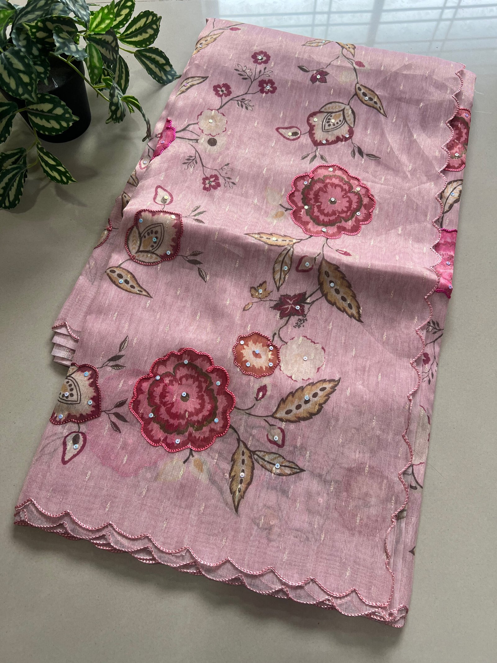 Exclusive Printed Semi Organza Sarees