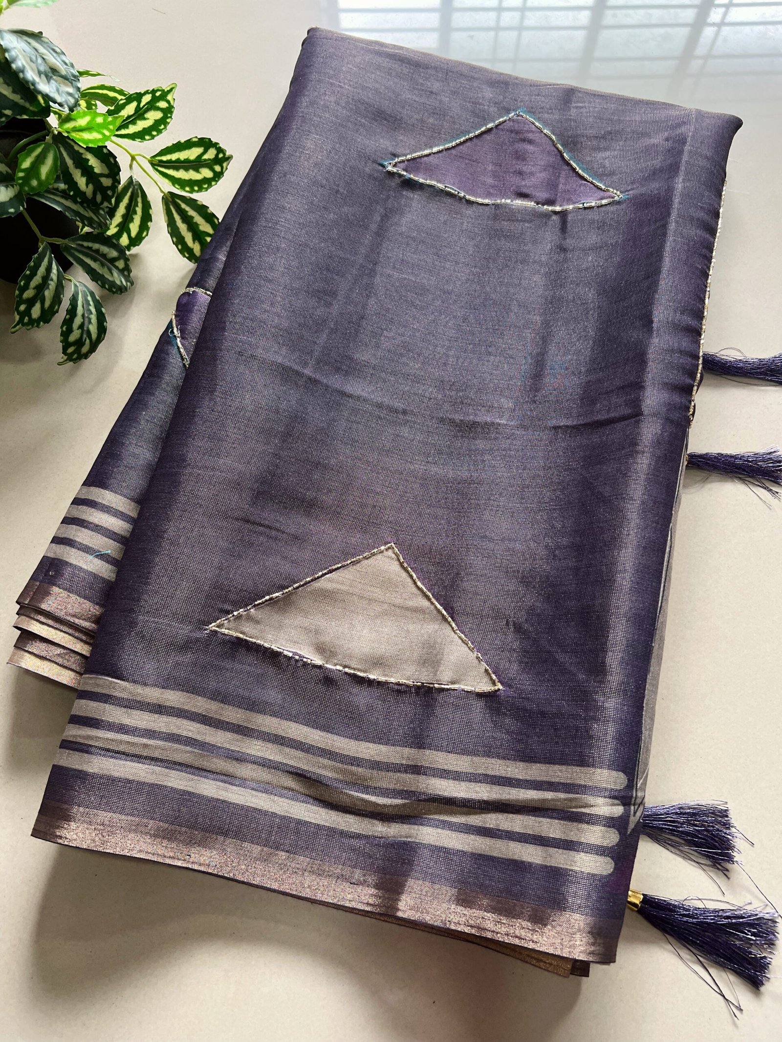 Premium Printed Semi Tissue Cotton Silk Saree
