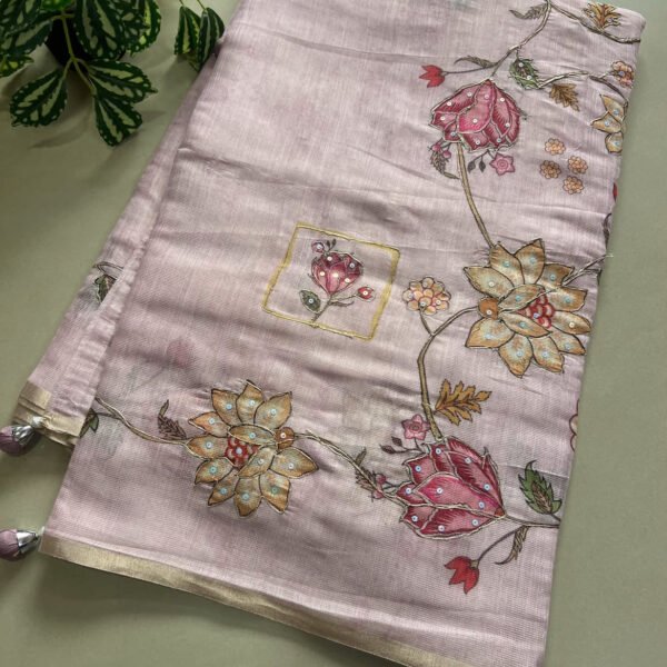 Premium Printed Semi Cotton Sarees