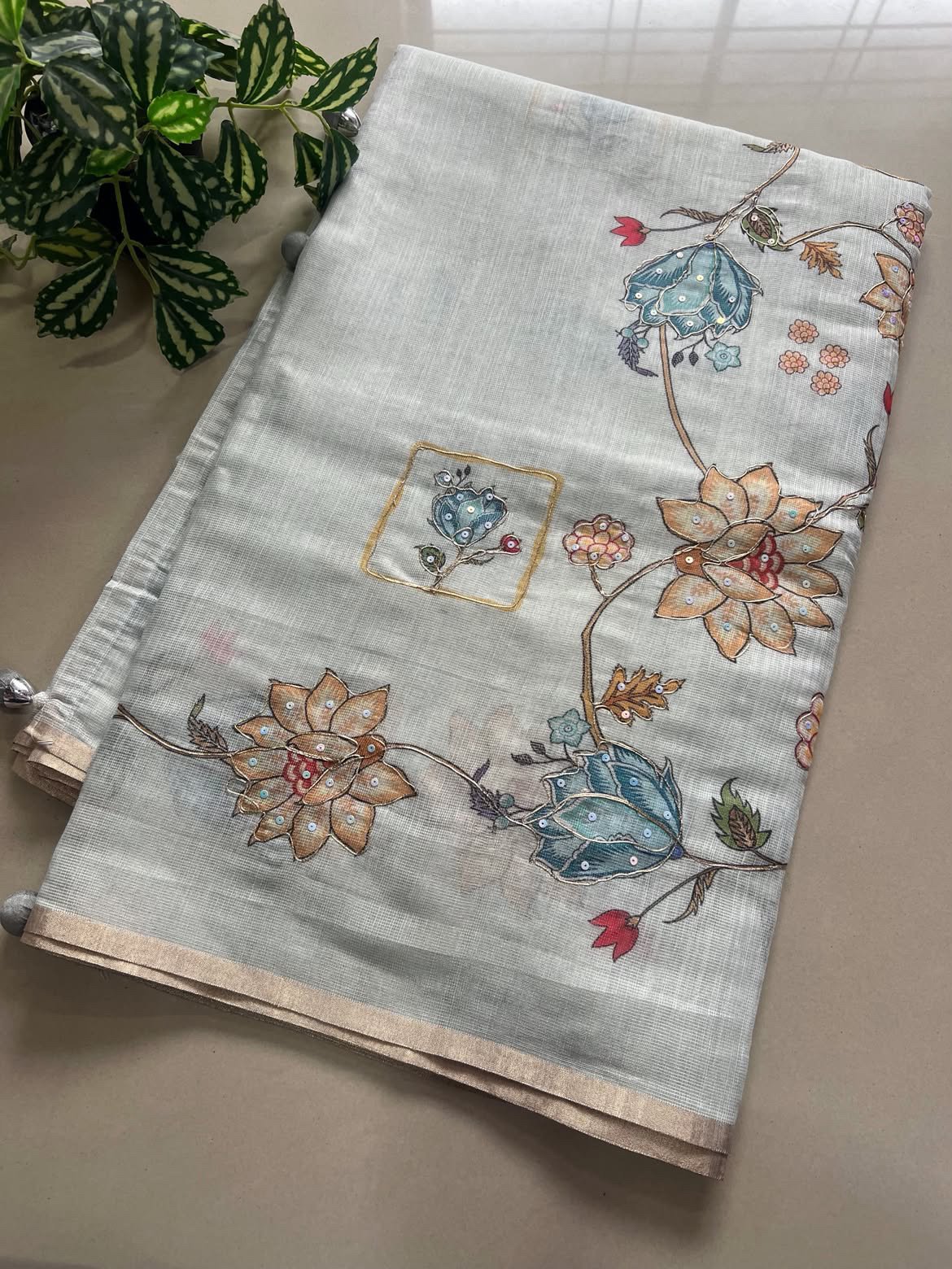 Premium Printed Semi Cotton Sarees