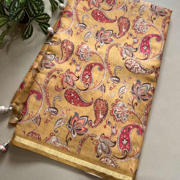 Printed Semi Cotton Silk Sarees