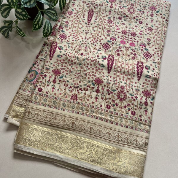 Printed Soft Semi Mul Cotton Saree