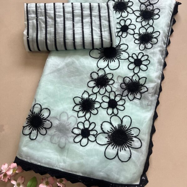Party Wear Soft Organza Saree