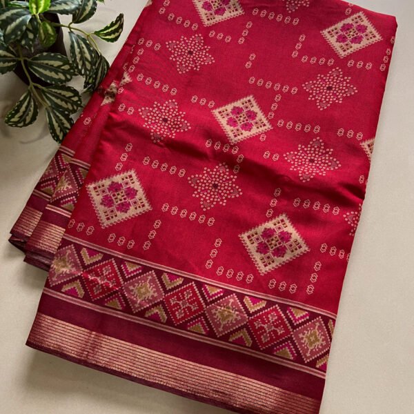 Printed Semi Mul Cotton Saree