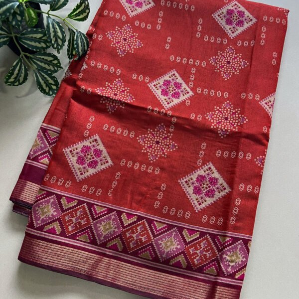 Printed Semi Mul Cotton Saree