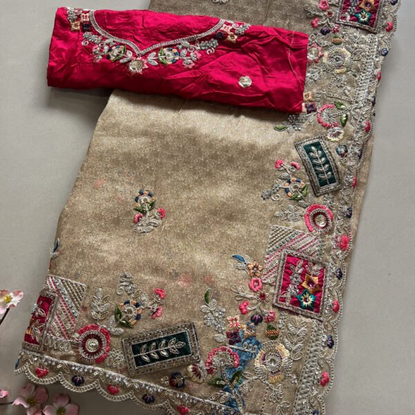 Exclusive Border Weaving Shimmer Sarees