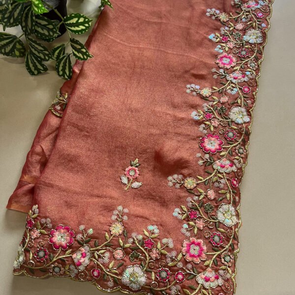 Exclusive Border Shimmer Saree