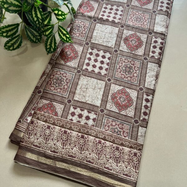 Premium Printed Semi Soft Silk Saree