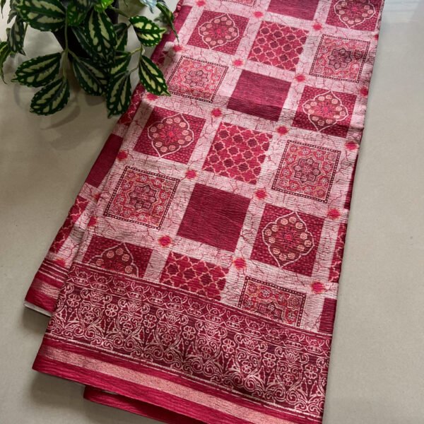 Premium Printed Semi Soft Silk Saree