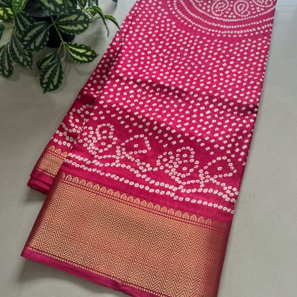 Printed Dola Silk Sarees