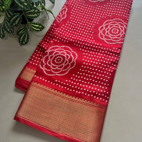Printed Dola Silk Sarees