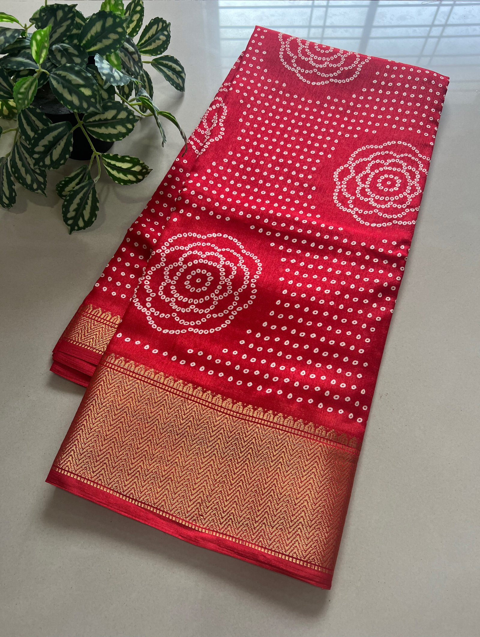 Printed Dola Silk Sarees