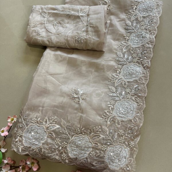 Party Wear Soft Organza Saree