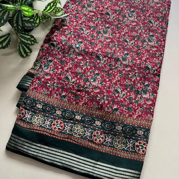 Soft Semi Mul Cotton Printed Saree