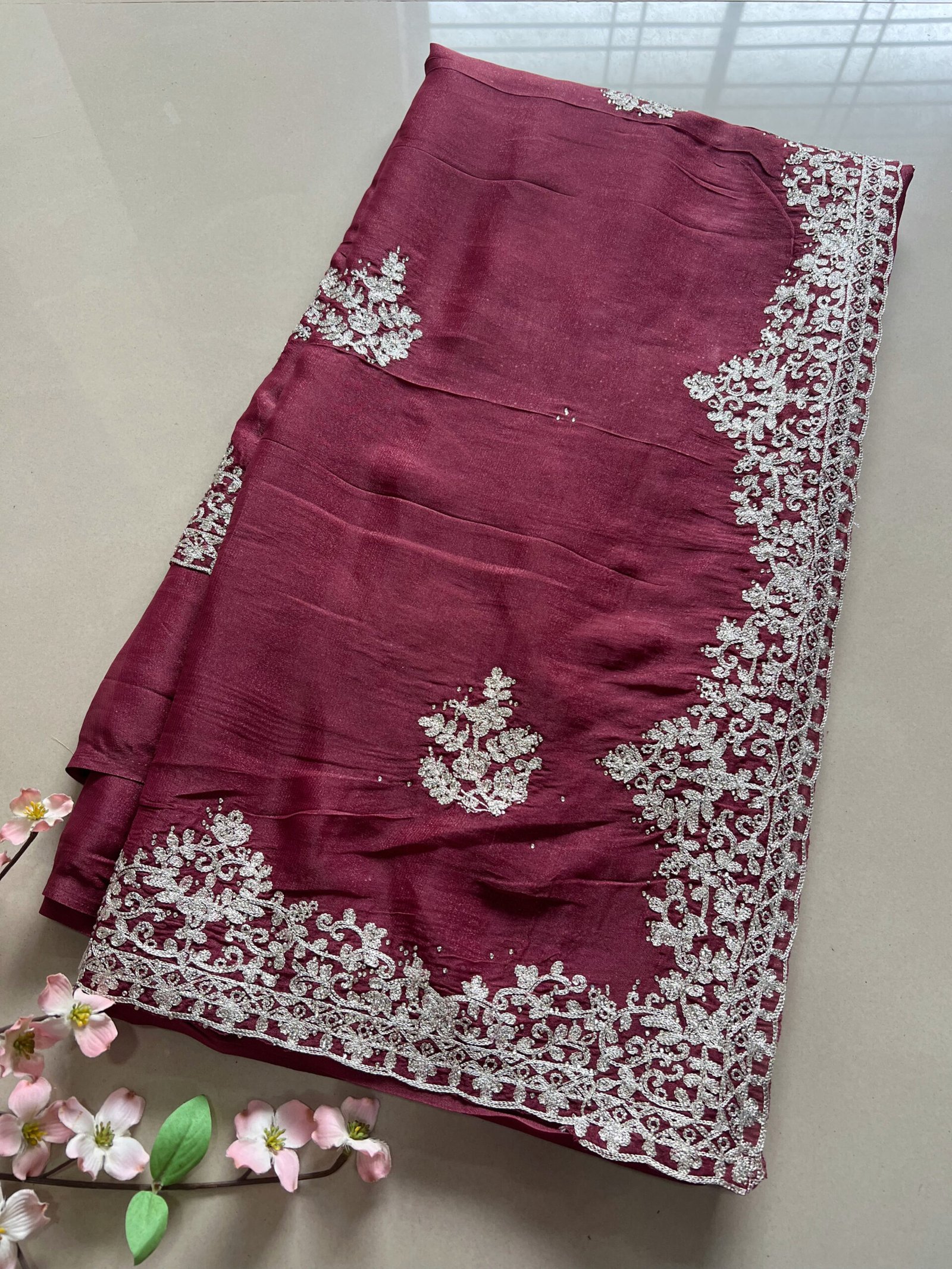 Light Work Shimmer Saree