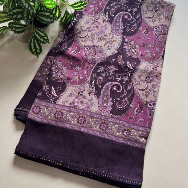 Printed Semi Georgette Saree